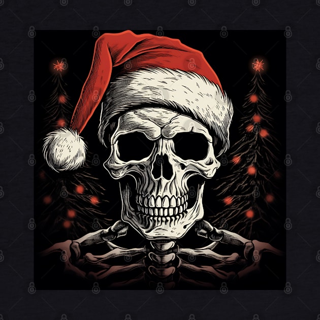 skeleton santa by MZeeDesigns